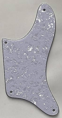 Für Tele La Cabronita mexikanischer Gitarren-Pickguard (4-lagig, weiße Perle)