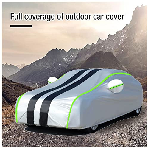 Autoabdeckung Outdoor füR Mercedes-Benz SLC SLK SLR SLS, Autoabdeckung Vollgarage Abdeckplane, Auto Abdeckplane Wasserdicht, Hagelschutz Atmungsaktiv, Mit Reißverschluss (Color : B1, Size : with COT