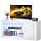 YITAHOME TV Stand LED TV Unit, Modern TV Stand with Adjustable Shelves Storage Tv Stand Cabinet 55 inch, Wide TV Entertainment Center for Living Room, Bedroom, Dining Room, Playroom