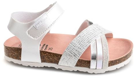 Pablosky Bio 439804, Sandali, Argento, 25 EU Larga