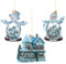 3 pièces Pendentif bonhomme de neige de Noël, Décorations Noël Sapin Pendentifs en Bois Ornements d'arbre de Noël avec Corde Embellissement Créatif pour Merry Christmas DIY Fête