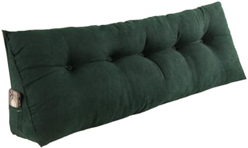 EORNOW Almohada De Lectura En Forma De Cuña For Cama O Sofá, Almohada For Cabecera, Cojín Triangular For Cabecera, Almohadas Grandes For Respaldo con Funda Extraíble