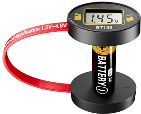 Batterie per la casa tester - Strumento di valutazione della carica portatile, energia di precisione, scanner diagnostico a più cellule | Unità di monitoraggio della batteria del consumatore, apparecc