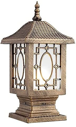 Lampadaire de Cour étanche IP55, éclairage de Pilier en Aluminium moulé sous Pression, éclairage de Jardin, Mur, clôture, Colonne, Porte, Lanterne 110-240 V, éclairage de Paysage, éclairage de bu