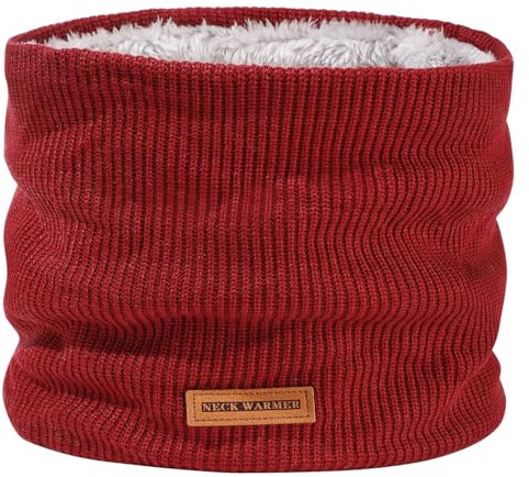 I Kua Fly Schlauchschal Herren Damen Winter Loop Schal Unisex Halswärmer | Fleece Halsschlauch Herren Damen Thermal Halstuch Schlauchtuch Männer Gesichtsschal Damen Winddichte Neckwarmer Scarf