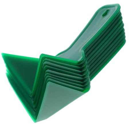 Artibetter Llana de Esquina de Plástico Verde Buena Estabilidad y Práctico Uso 10 Piezas para Herramientas de Yeso en Mejora del Hogar