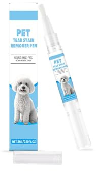 Generisch Tränenflecken Beim Hund Entfernen, Tränenfleckenentferner-Stift für Hunde & Katzen, für Hundeaugen mit Aloe Vera und weicher Spitze für weiße Hunde – eine Alternative zu Augentropfen Hund