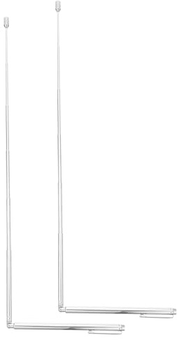 EPIGEIST Baguette de Sourcier Télescopique en Acier Inoxydable, Tige de Détection Flexible et Rétractable, Outil de Radiesthésie Portable pour Mesure d'eau et Métaux, Set 1 Pièce Étui