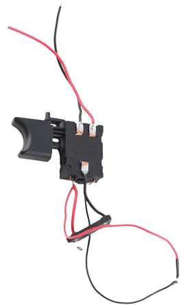 Interruptor de gatillo control para taladro sin cables con luz pequeña repuesto manual eléctrico y herramientas eléctricas fácil ensamblar usar