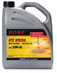 5L ROWE GTS SPEZIAL 20W-50 20W50 Motoröl Öl API SF/CD CCMC D/G2 MIL-L-2104D