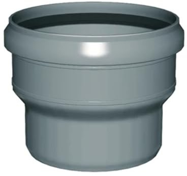 Raccordo di passaggio PP-PVC 110/100mm per tubi di scarico