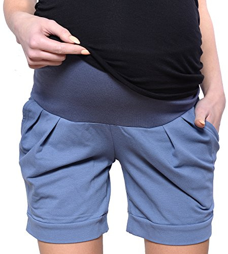 MijaCulture Mija Korta mammashorts/mammabyxor med magband för sommar 1047, jeans, XL