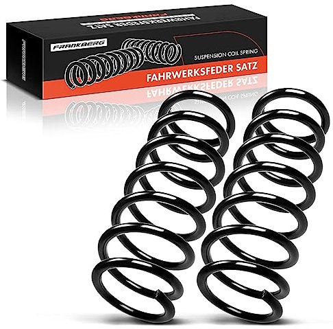 Frankberg 2 muelles de suspensión para eje trasero izquierdo y derecho, compatible con 5 E39 520 523 525 528 530 535 540 1995-2003 Replace # 33531093090