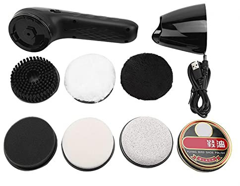 Schuhputzer USB Wiederaufladbare Elektrische Schuhbürste Handheld Multifunktionale Leder Schuhe Polierer Heim Lederpflegegerät