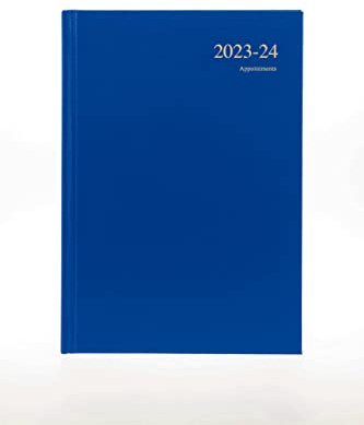 Collins Debden Essentials Academic 2023–24 A4 Wochenansicht Mitte Jahr Terminplaner (Termine) Schule, College oder Universität Term Journal – Juli 2023 bis Juli 2024 – Blau – ESSA43M.60-2324