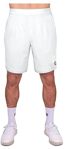 BIDI BADU Herren Crew 9Inch Shorts - White, Größe:L