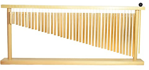 ENNBOM 40-Note Bar Chime Table Top Wind Chime Metal Bars Percussion Instrument with Mallet Chimes for Classroom