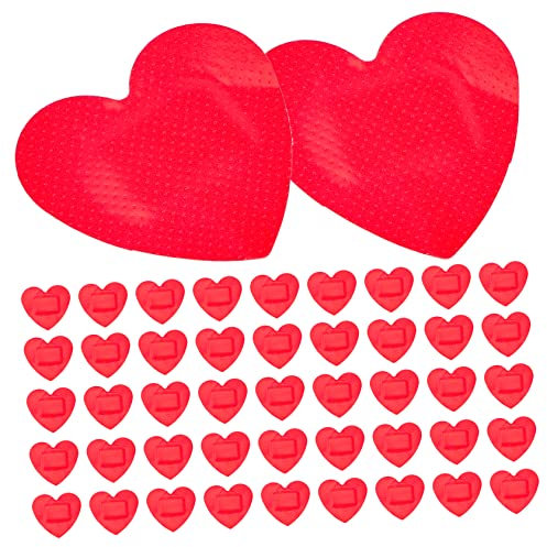 Healeved 25 Uds Universal Vendaje En Forma De Tirita Corazón Vendaje Apósitos para Heridas Pegatinas Hemostáticas Pegatinas Hemostáticas Para El Hogar Apositos Ddhesivos