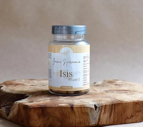 Isis Phase 1 - Ovulation | Complément alimentaire naturel SOPK pour la conception et le soutien du cycle menstruel | Formule exclusive avec vitamine B6 pour réguler l'activité hormonale | 60 gélules