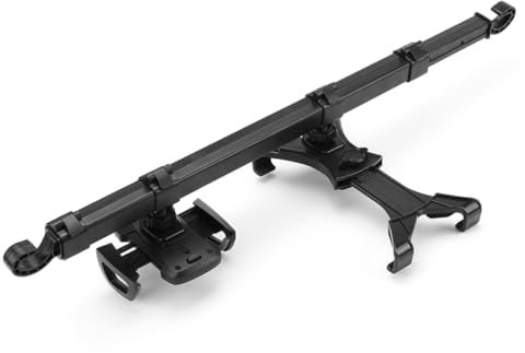 Didiseaon Support Tablette Voiture Pivotant pour Appuie-tête Support Siège Arrière pour Téléphone Et Tablette Accessoire De Divertissement Passagers Arrière Noir