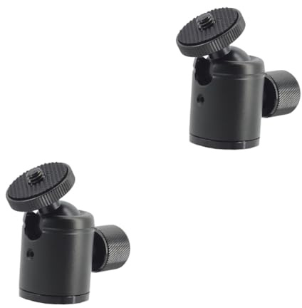 Gatuida 2st Gimbal-stativ Professioneller Kugelkopf Kamera Kugelkopf Kamerastativ Halterung -blitzhalter Video- Robuster Kugelsitz Rotieren Ptz