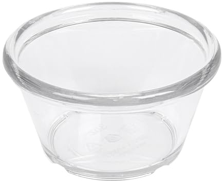 12 Ramequins 90 ml Ø 7,5 x 4 cm Transparent Pet