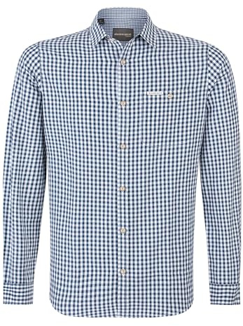Stockerpoint Trachtenhemd Campos3 Camisa, Azul Marino, XL Hombres