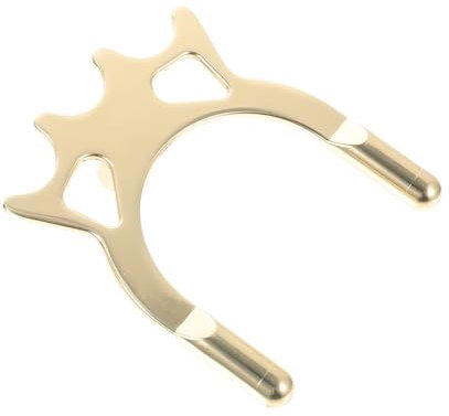 KOMBIUDA Billardqueuehalter aus Aluminiumlegierung Goldfarben Rostfrei und Leicht Sicherer Sitz für Billardtische und Snooker Zubehör mit Pool Getränkehalter