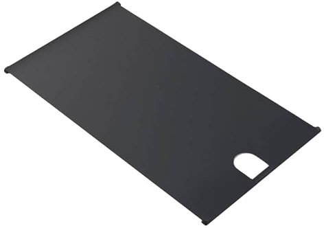 MilaniHome.it - Piastra in ghisa per BBQ di Design per Esterno Giardino cm 41,5 l x 22 pdi coloreNero