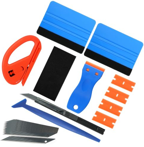 DIY Vinyl Wrap Tools, Kitchen Wrap, Wallpaper Smooth Tool, Countertop Wrap, Window Tint, Cabinet Wrap, Peel & Stick Install Tool, Felt Edge Squeegee, Edge Sticker