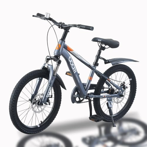 TRIOBLADE Kids Bike 18 20 22 Kids Mountain Bike for Boys and Girls Junior Mountain Bikes Children Bicycle with Shock Absorber 12.25-Inch Frame Dual Disc Brake 5-14 Years Old