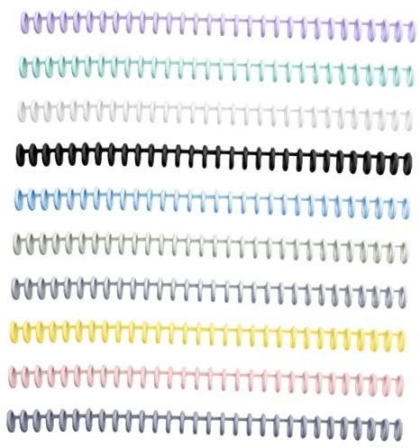 DOITOOL 10stücke Entfernbare Binderringe Farbige Loseblattbinderringe Für Notizbücher Und Loseblattordner