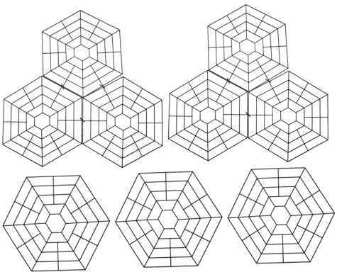 FONDOTIN 15pièces Filet De pour Poissons Filets Hexagonaux pour Étang Accessoires De Jardin Extérieur Résistance Et Durabilité Exceptionnelles
