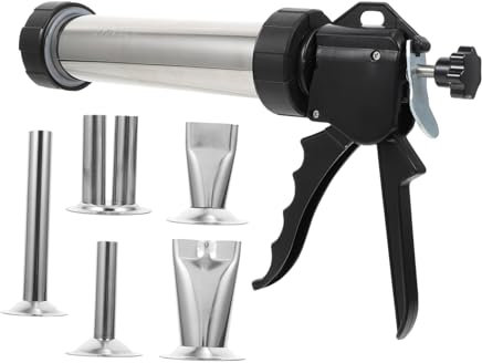 CHICAMPERA 1 Set Manual Sausage Stuffer Portable Sausage Filling Tool for Easy Kitchen Use Meat Filling and More