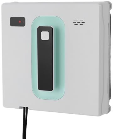 TAPMING Robot pulitore finestra 2500Pa con telecomando, robot intelligente per la pulizia del vetro, 2 modalità di spruzzatura dell'acqua, lavavetri elettrico con telecomando, per superfici in vetro