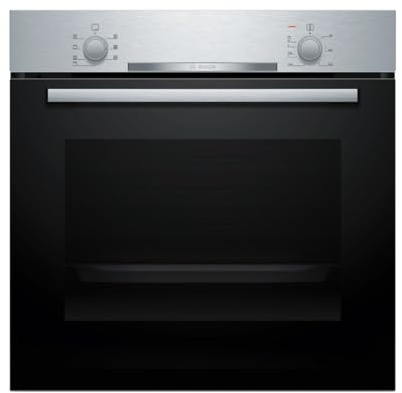 Bosch - Horno, Serie 2, 60 cm de ancho, 5 Modos de Calentamiento, negro, HBA510BR4
