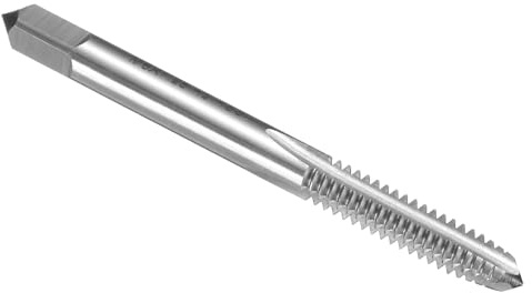 QUARKZMAN Metrisches Hand-Gewindebohrer M6 x 1.25, HSS6542(M2) Gewindeschneider, Rechtshänder, Mittelschneider für Gusseisen, Kupfer, Kunststoff