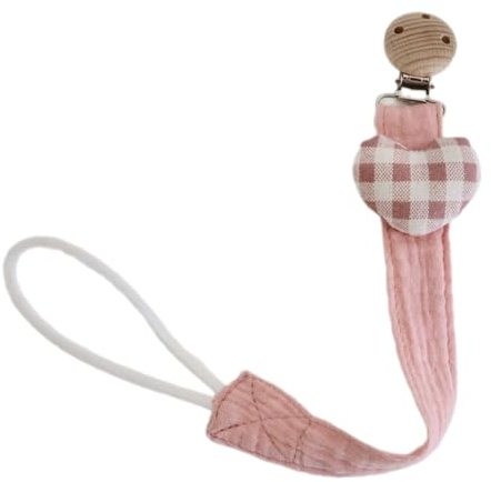 Baby Schnullerhalter, leicht zu tragen, für Säuglinge, Beißring, reisefreundlich, Baby Schnuller Clip für Jungen und Mädchen, Beißring Gurt
