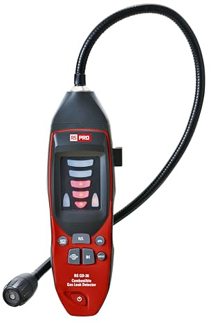 RS PRO Gasdetektor LED 2s ±500ppm, ±20%, Lecksuche, CE, Tragbar