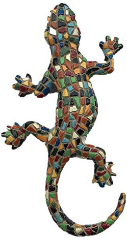 3D-Mosaik-Kühlschrankmagnet, Motiv: Gecko, Barcelona, Spanien, Souvenir, Geschenk, Heim, Küche, Kühlschrank, Dekoration, Magnet-Aufkleber