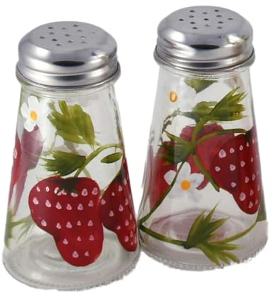 Grant Howard 53008 Strawberries Salt and Pepper Shakers, Set of 2 per Box