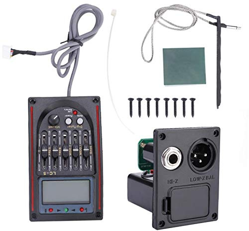 LCD 5-Band Akustikgitarre Vorverstärker EQ Professional für Musikerliebhaber. Für Gitarrenliebhaber
