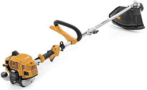 STIGA Benzin Motorsense BC 330 A (700 W), Schnittbreite 43cm, inkl. Doppelfaden-Trimmerkopf, Dreizahnmesser und Schultergurt