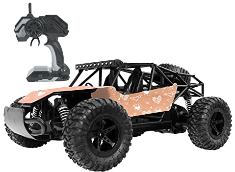 TURBO CHALLENGE - Buggy Iron Glam - Elite - 094275L - Fjärrstyrd bil - Rosa - 1/16 - Batterier ingår inte - Metall - Från 8 år