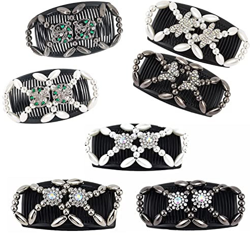 Haarspangen Haarklammer Hair Clips Haarkamm Haarschmuck Haarclip 7 Stück DIY Haarstyling für Damen und Mädchen