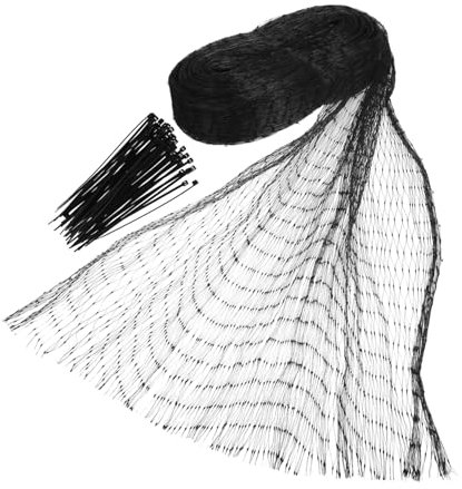 BESPORTBLE Filet Anti-Oiseaux Noir en PE 1 Pièce pour Plantes de Jardin