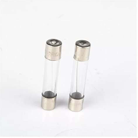 CWHHTVBI Sicherung 10 Stück 5 x 20 mm 6 x 30 mm Glasrohrsicherung 0,2 A 0,5 A 1 A 2 A 3 A 4 A 5 A 6 A 7 A 8 A 10 A 12 A 15 A 20 A Glassicherung schnell(25A)