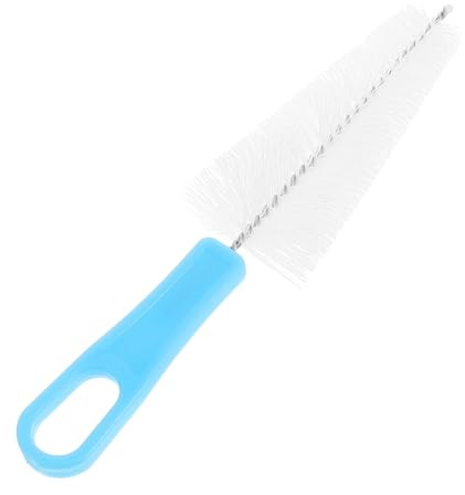 Flötenreinigungsbürste Blau mit Ergonomischem Griff für Instrumente | Weiche Fasern, ABS und Edelstahl, Gründliche Pflege, Vielseitiges Zubehör für Flöte
