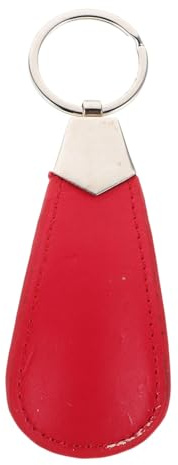 minkissy Chausse-Pied En Métal Porte-Clés Chausse-Pied En Métal Pu - Cuillère À Chaussures De Voyage Portable Pour Enfants Seniors Hommes Et Femmes - Aide Légère Pour Baskets Pour Un