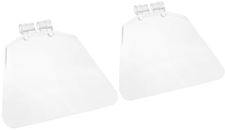 LALAFINA Bench Grinder Eye Shield Protective Cover 6-inch Dustproof Guard 2pcs Replacement Attachment Accessories for Workshop Safety